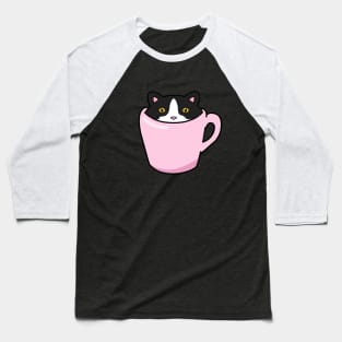 Cute tuxedo cat Baseball T-Shirt